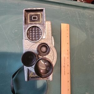 VINTAGE Revere Eye-Matic Magazine 8 - 8mm Camera With 3 Lenses